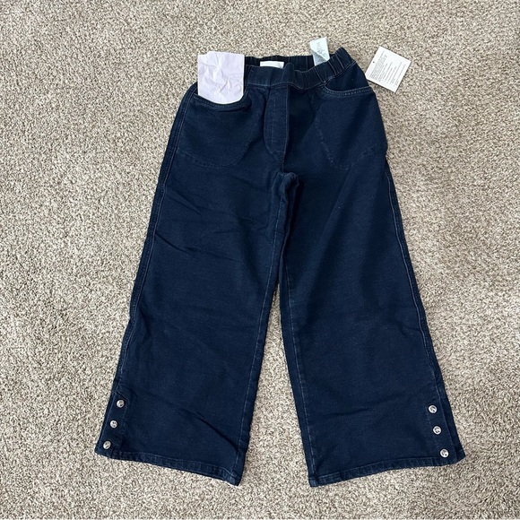 Women’s Size XXS Dream Jeannes by Quacker Factory Cropped Wide Leg Jeans - Picture 1 of 3